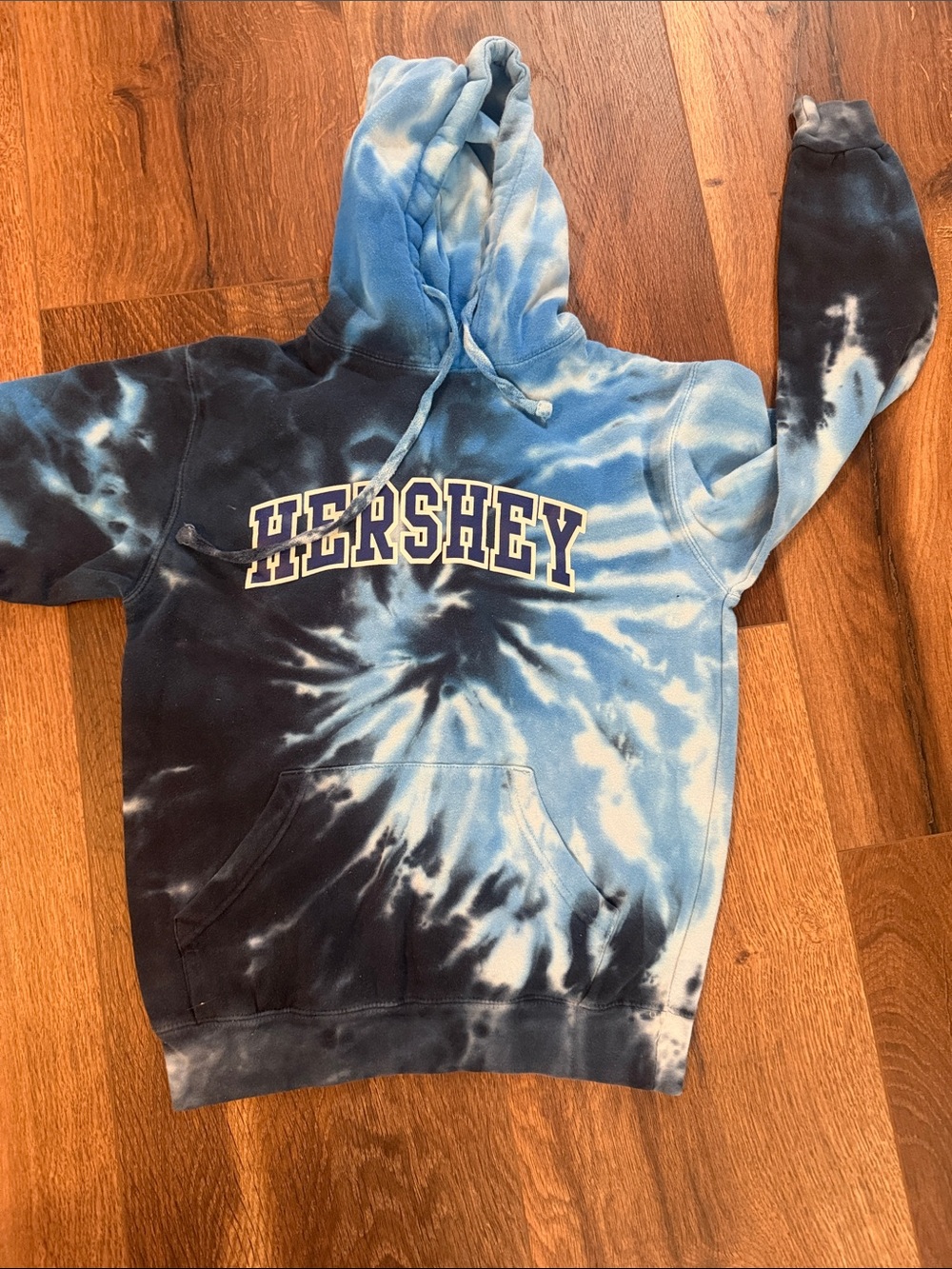HERSHEY Tie-Dye Blue Pullover Hoodie